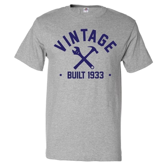 93rd Birthday Gift T shirt 93 Years Old Present 1933 Tools Tee