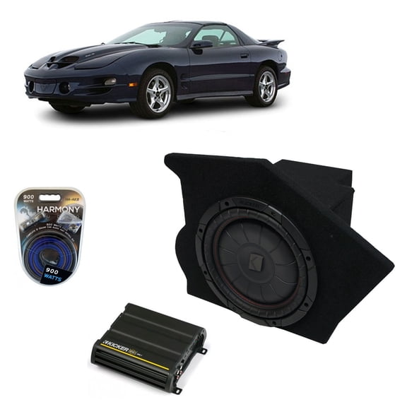 93-02 Pontiac Firebird Coupe Driver Side 10" Kicker CompVT CVT10 Sub Box CX300.1 - Factory Certified