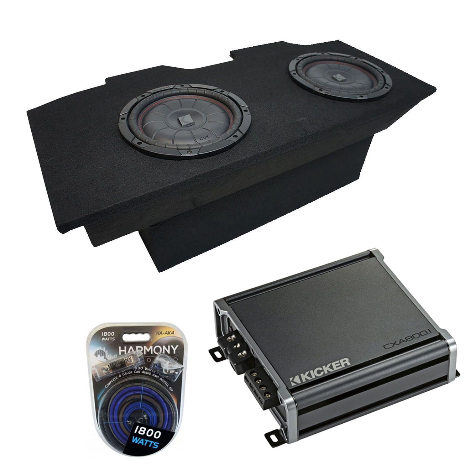 93-02 Pontiac Firebird Coupe Kicker CompVT CVT10 Dual 10 Sub Box ...