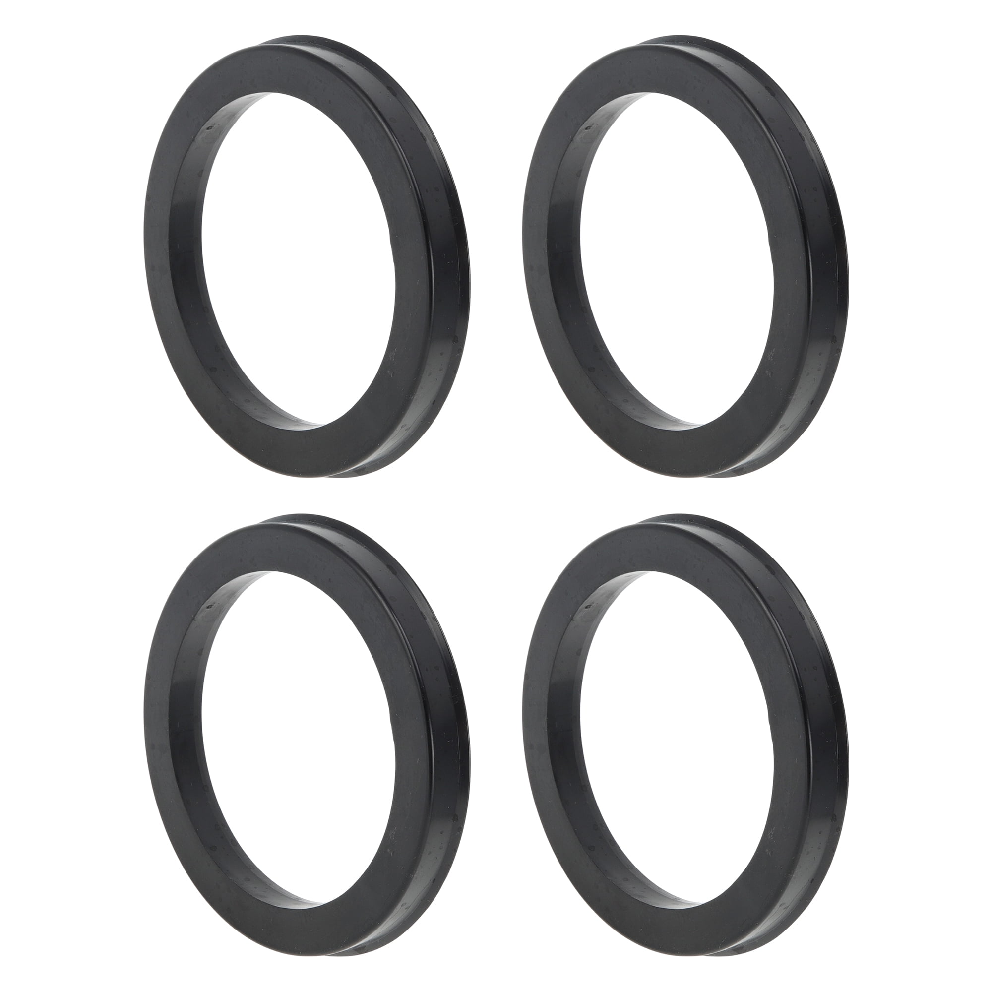 93.1mm to 73.1mm Car Wheel Hub Centric Rings Black Polycarbonate