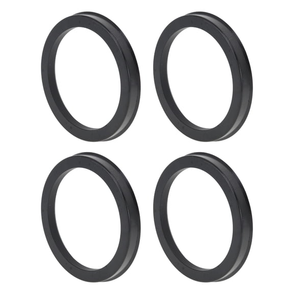 93.1mm to 74.1mm Car Wheel Hub Centric Rings Black Polycarbonate Wheels Center Shaft Shock Absorbing Hubrings 4 Pcs