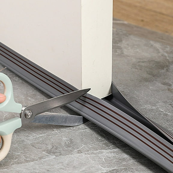 93*5Cm Door Stopper Draft Excluder for Effective Draft Protection and Noise Reduction White