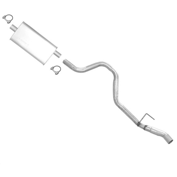 93-97 for Jeep for Grand for Cherokee 5.2L V8 Middle Muffler Tail Pipe System - Steel Performance Kit OE Replacement