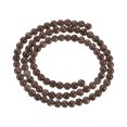 thumbnail image 1 of 93 Pcs 4mm Natural Stone Beads Round Gemstone Beads for DIY Bracelet Necklace Jewelry Making Coffee, 1 of 4