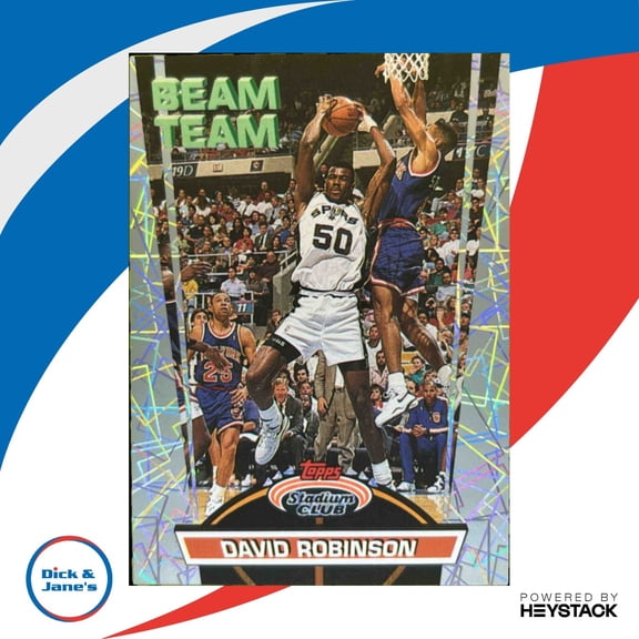 93 Topps Stadium Club Beam Team David Robinson San Antonio Spurs #20 Basketball Card