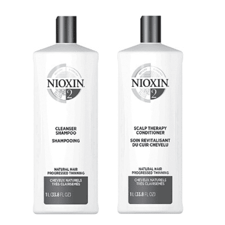 Forkludret forhåndsvisning Skygge 93 Value) Nioxin System 2 Cleanser Shampoo & Scalp Therapy Conditioner Duo,  33.8 oz each - Walmart.com