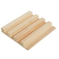 thumbnail image 1 of 93 in. x 6 in x 0.8 in. Solid Wood  Wall Siding Board - 3pc+1pc EndTrim, 1 of 5