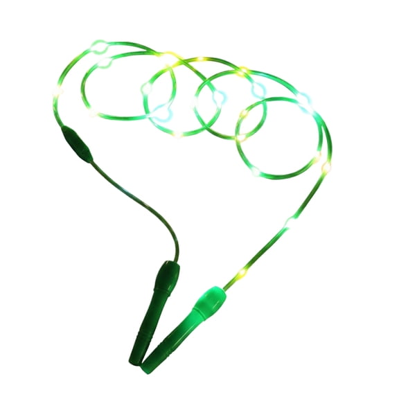 93 inch Friends LED Light Up Jump Rope, Luminous Flashing Skipping Rope for Boys and Girls, Fitness Exercise Equipment, Glow in the Dark Outdoor Active Play Gear