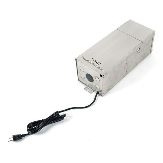 9300-TRN-SS-WAC Lighting-Accessory-300W Outdoor Magnetic Transformer-6.75 Inches Wide by 18.88 Inches High