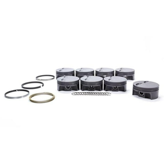 930221530 4.13 in. Bore Forged Flat Top Piston Set for Chevy LS7 PowerPak