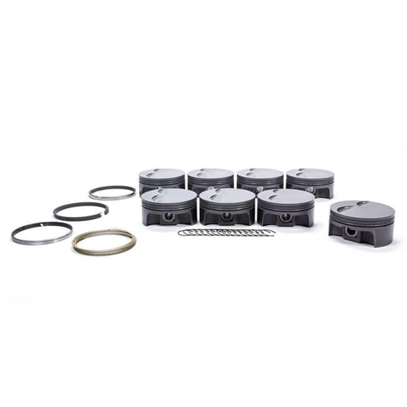930221530 4.13 in. Bore Forged Flat Top Piston Set for Chevy LS7 PowerPak