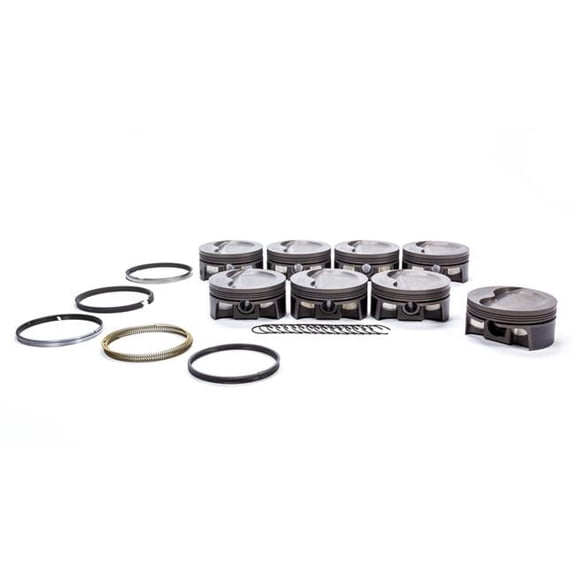 930249130 Small Block Ford PowerPak Dished Piston Set, 4.030 in. Bore