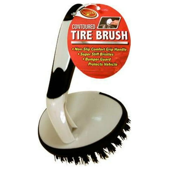 93027 Contoured Car Tire Brush - Quantity 6