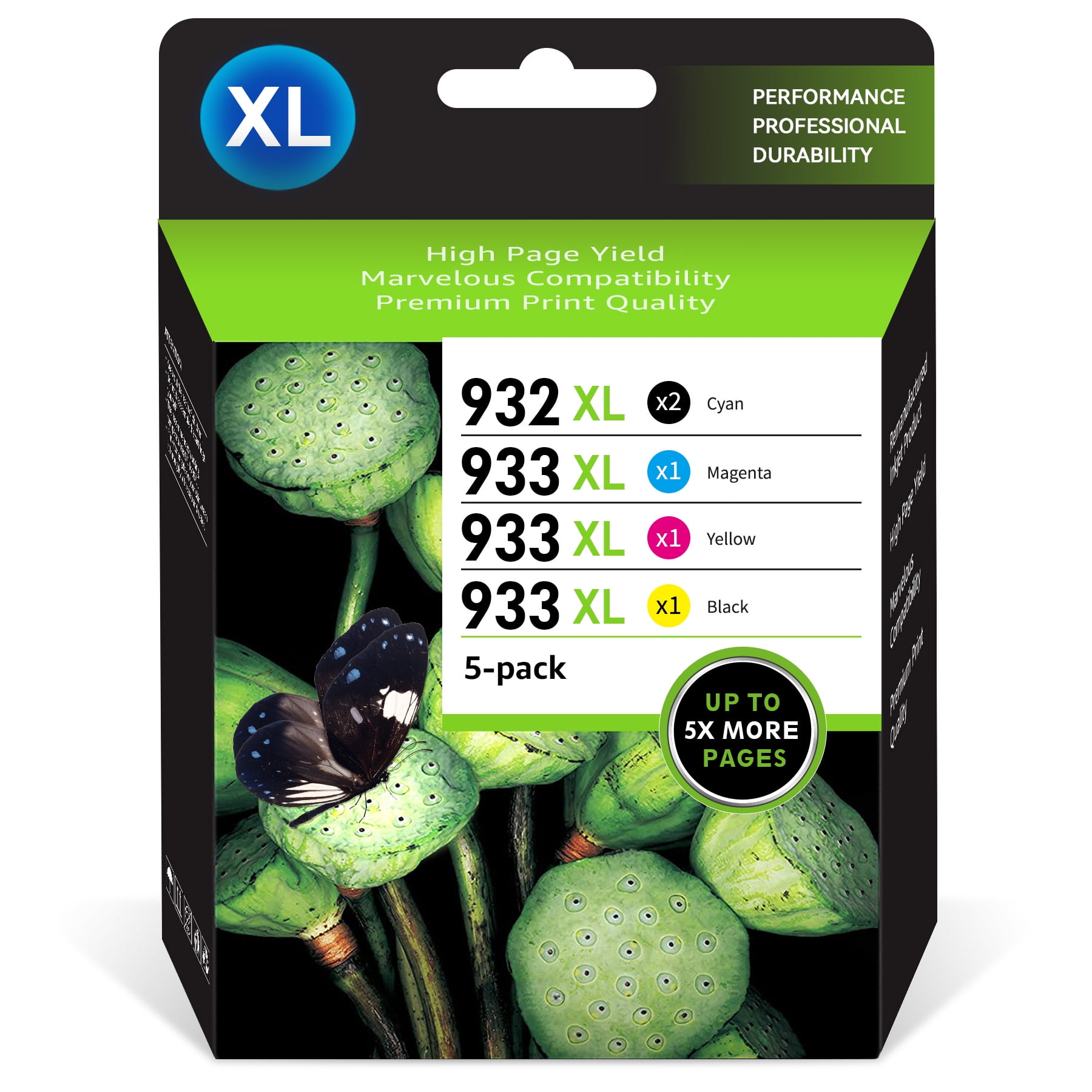 932 933 Ink Cartridges for HP 932XL 933XL Ink Cartridges Use with HP