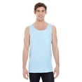 thumbnail image 1 of 9330 Comfort Colors Men's Pocket Tank Top Chambray S, 1 of 6