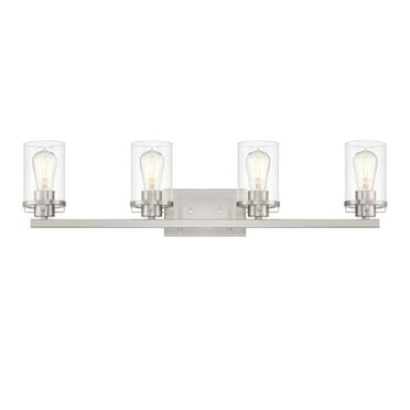 93304-BN-Designers Fountain-Jedrek - 4 Light Bath Vanity In Industrial Style-8.25 Inches Tall and 33.75 Inches Wide