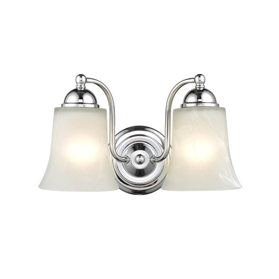 9332-CH Millennium Lighting Abelia - 2 Light Bath Vanity-8 Inch Tall and 12 Inch Wide-Chrome Finish