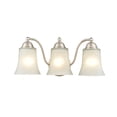 thumbnail image 1 of 9333-SN Millennium Lighting Abelia - 3 Light Bath Vanity-8 Inch Tall and 18 Inch Wide-Satin Nickel Finish, 1 of 4