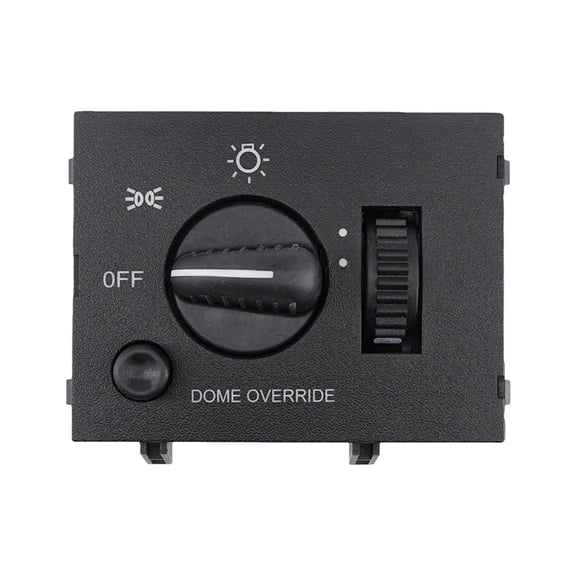 93443101 Headlight Switch Fog Light Control For Chevy GMC Truck C1500 C2500 C3500, For Express 1996-2000, Light Dimmer Switch Replaces# 15687019-black