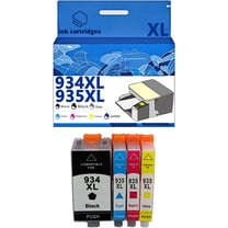 934XL 935XL 934 935 Ink Cartridges Compatible for HP Pro 6230 6830 6835 6812 6815 6820 Inkjet Printers, Leak-Proof Design Crisp Printing