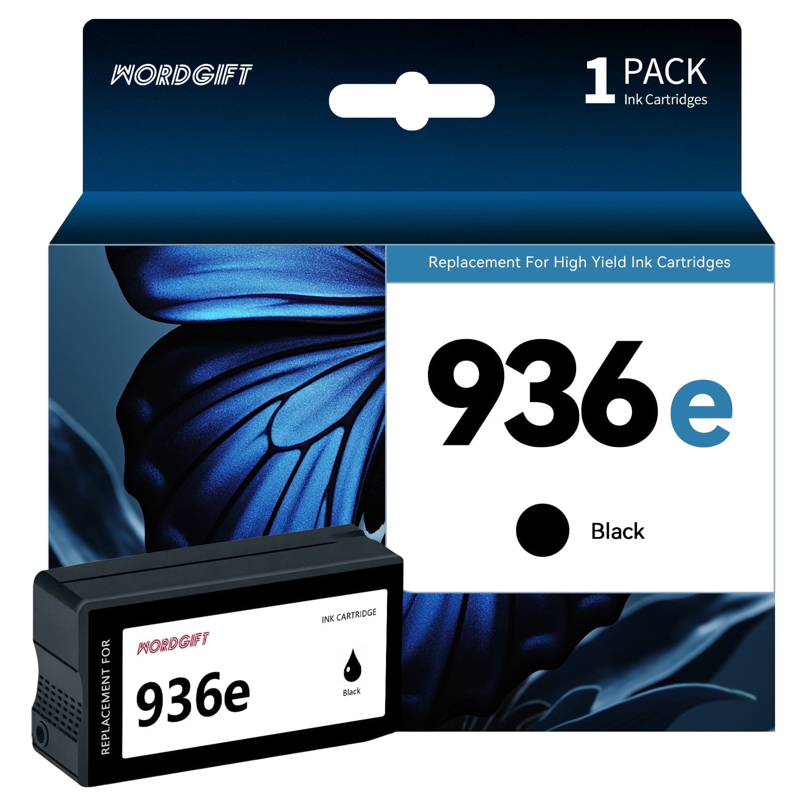 936 936e Ink Cartridges Black Ink Compatible with 936 Ink Cartridge with Chip for OfficeJet Pro 9110b 9125e 9735e Printers Ink