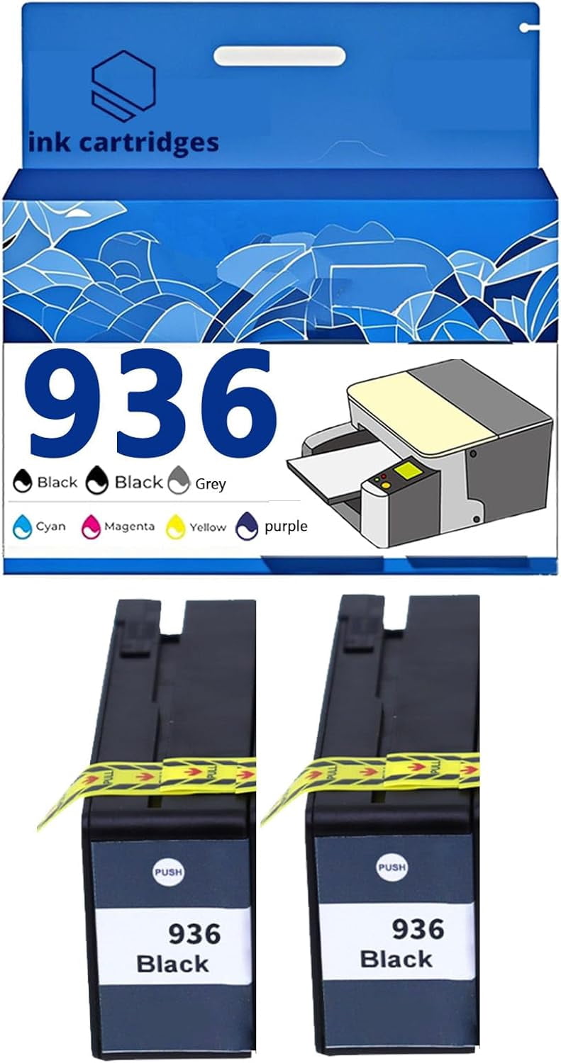 Chrisp Ink 936 Ink Cartridges Compatible for HP 9120e 9125e 9135e 9110b 9130b ...