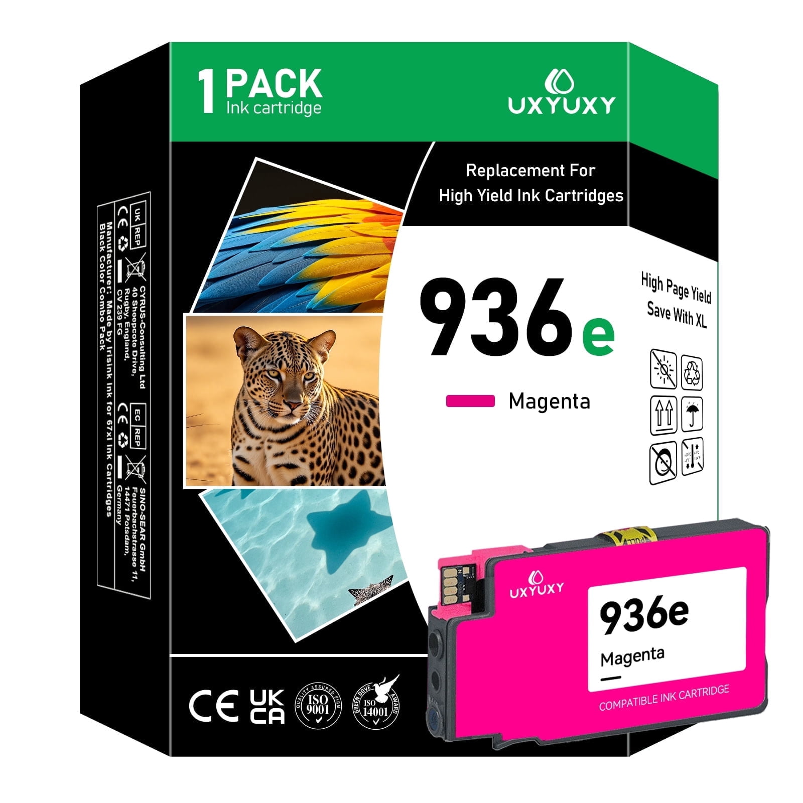 936e Ink Cartridges Compatible for 936 936e Work with Officejet Pro ...