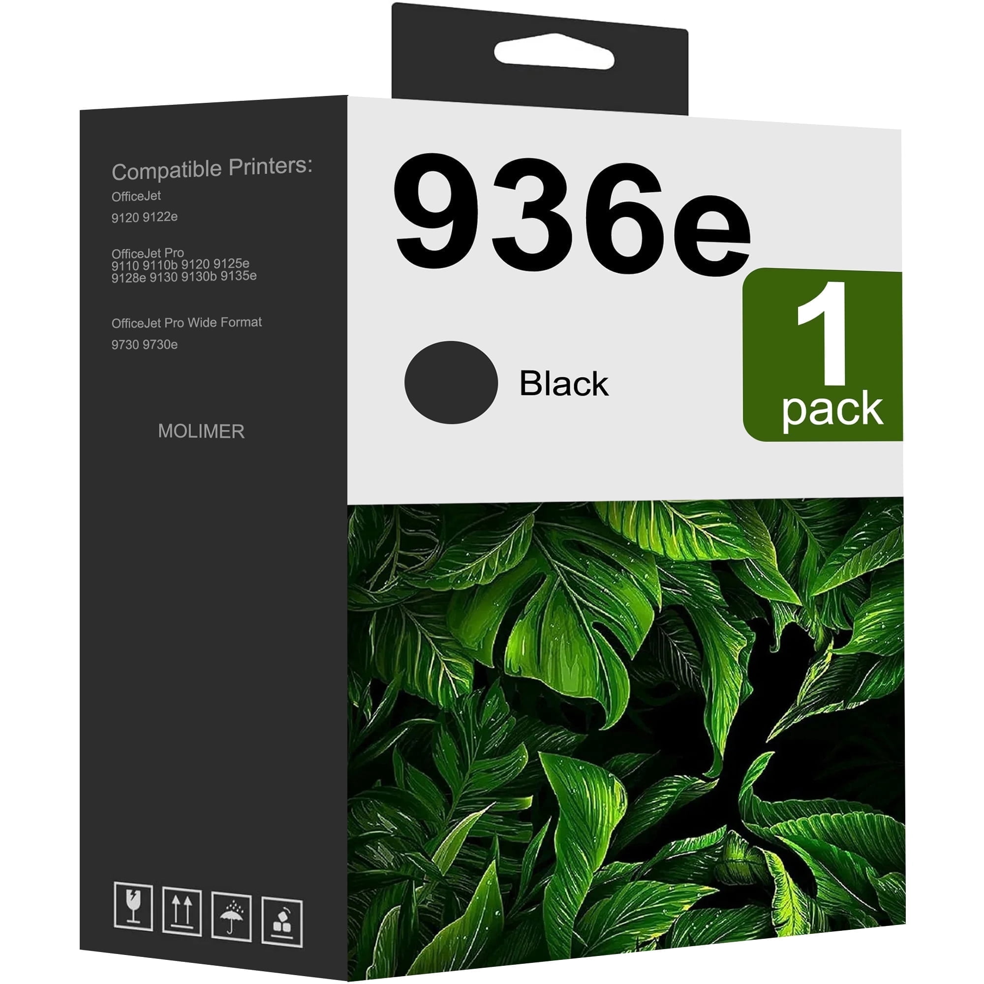 936e Ink Compatible for 936e Ink Cartridge for OfficeJet Pro 9125e 9128e Printer (Black ）