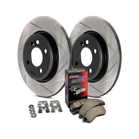 937.33569 Street Axle Pack, Slotted, Rear Brake Kit for 2015-2016 Audi A3