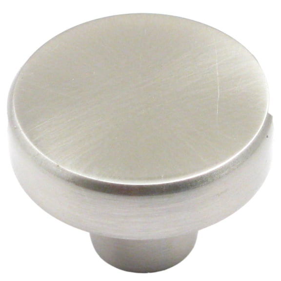 938SN 1-3/8" Modern Round Cabinet Knob Satin Nickel Finish