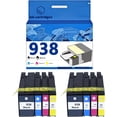 thumbnail image 1 of 938XL Ink Cartridges Compatible for HP Pro 9110B 9120 9130 9720 9730 Inkjet Printers, Leak-Proof Design Crisp Printing, 1 of 7