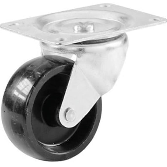 9394 3 in. Polypropylene Swivel Plate Caster
