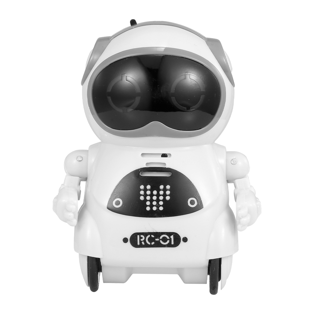 939A Pocket Robot Talking Interactive Dialogue Voice Recognition Record Singing Dancing Telling Story Mini Robot Toy - image 1 of 6