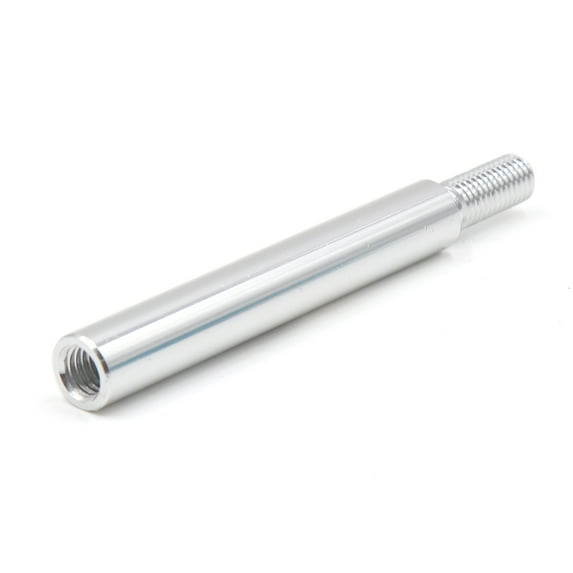 93mm Silver Tone Metal Manual Gear Shift Knob Extension Lever Extended for Car M10 x 1.5