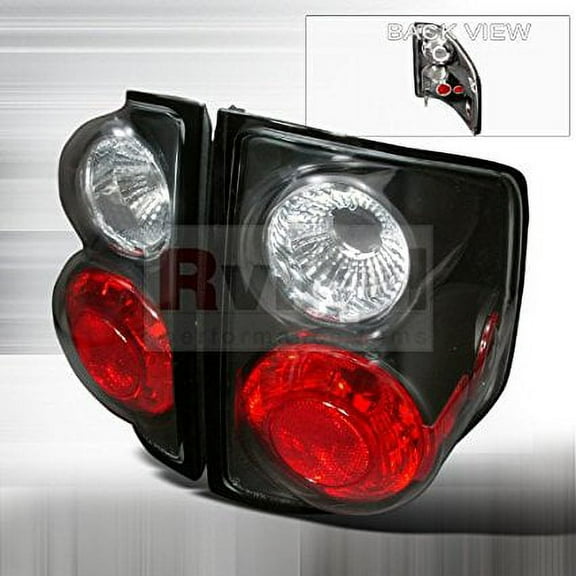 94-01 Chevrolet S10 Altezza Tail Lights - Black