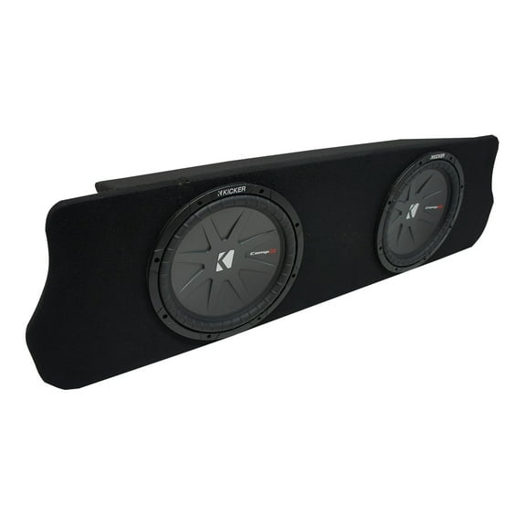 94-04 Ford Mustang Coupe Kicker CompR CWR10 Dual 10" Custom Sub Box Final 2 Ohm