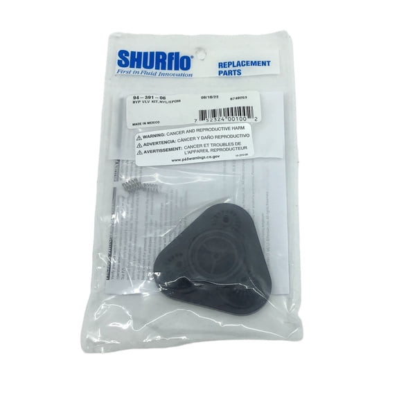 94-391-06, VALVE KIT EPDM WITH BYPASS