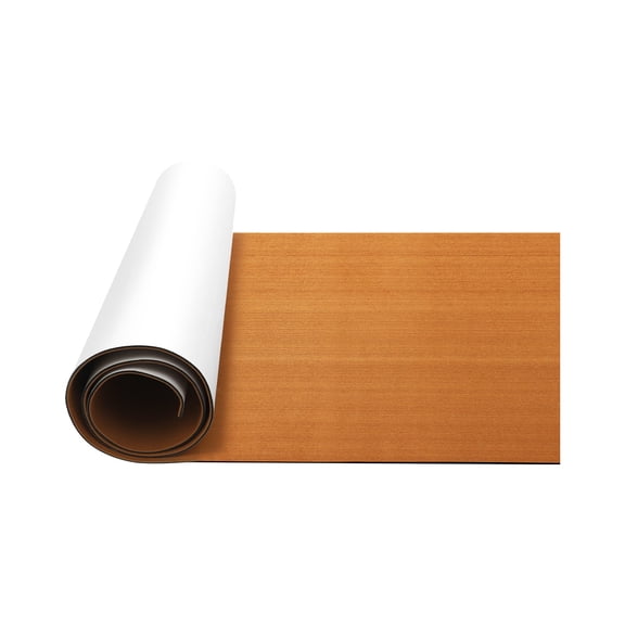 94.49x35.43 Inch Brown Marine Flooring Mat, EVA Flooring Teak Pad, Non-Slip Waterproof UV Resistant Closed Cell Foam, for Boat RV Camper Deck