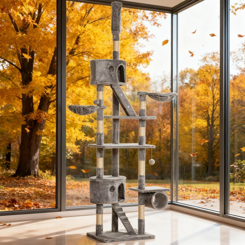 94.5" - 102.5" Height Adjustable Cat Tree