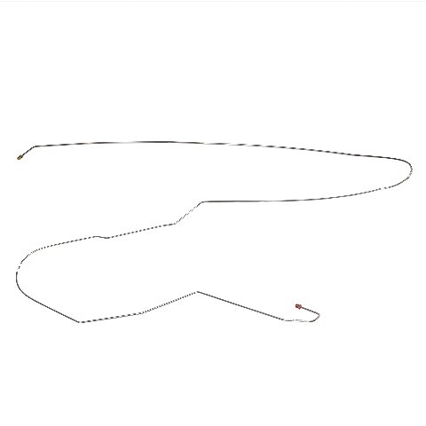 94-95 Dodge Ram Line Runs to Prop Valve Instead of Frame Block; Steel-WIN9402OM