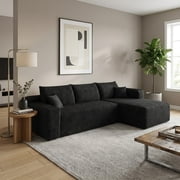 94'' L-Shaped Sectional Sofa with Chaise, Modern Modular Sofa with Deep Seat, Cloud Sofa Couch for Living Room,Right Facing Chaise