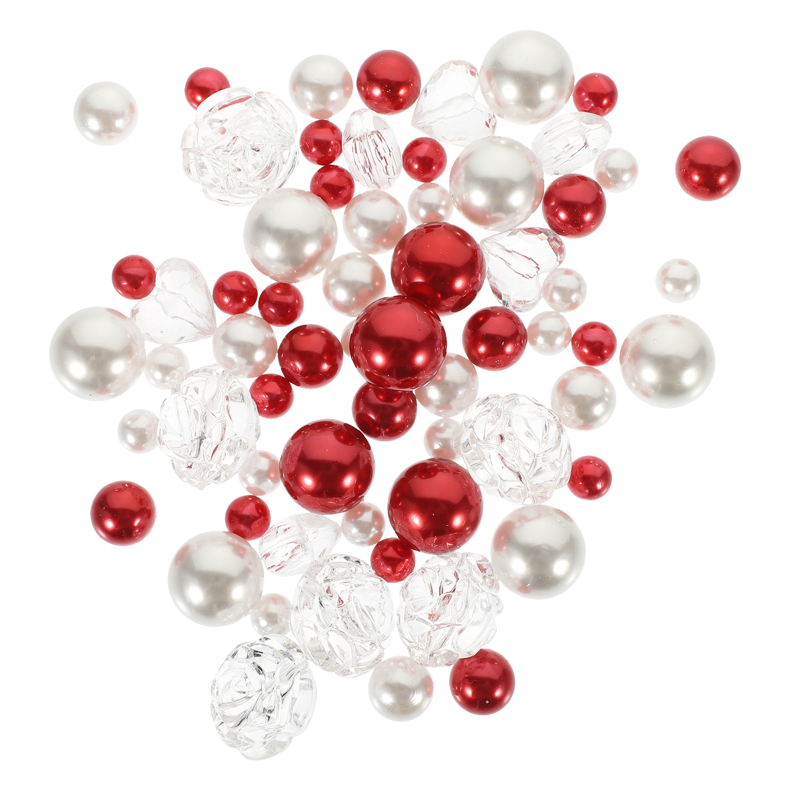 94 Pcs Candlestick Decorative Pearls Vase Filler Ornament Candy Acrylic