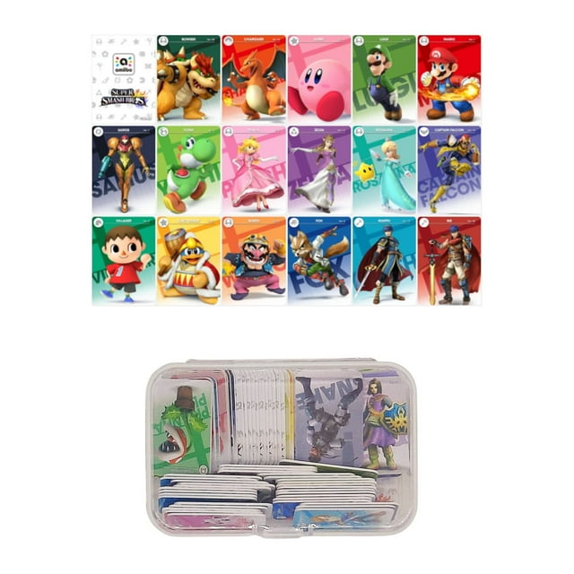 94Pcs SSBU Series Super Smash Bros Amiibo Cards. fits Switch Games SSB