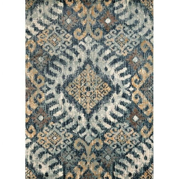 94" X 126" Navy Olefin Oversize Rug