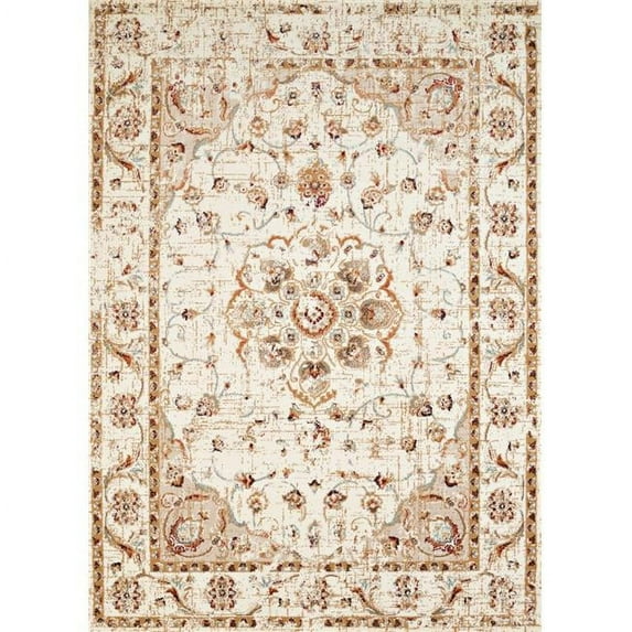 94" x 126" Linen Olefin Oversize Rug