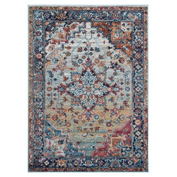 94" x 126" x 0.4" Multi Olefin Oversize Rug