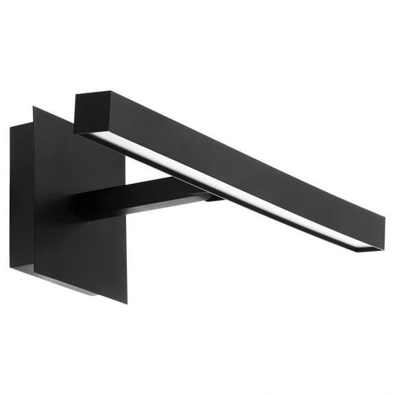 1 - Light Matte Black Wall Sconce