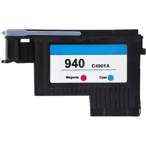 940 Cyan/Magenta 4901A Printhead Replacement for Z2100 / T1200 / T1300 / T610 / T620 / T1100 / T770 / T790 / K8600 / 8500 / K550 / K5400 / K5300 / L7580 (Cyan / Magenta)