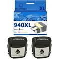 thumbnail image 1 of 940XL Ink Cartridges Compatible for HP 8500 8500A A909a 8000 A809a A910a Inkjet Printers, Leak-Proof Design Crisp Printing, 1 of 7