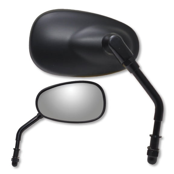941040 - Ken Sean Chrome Mini Oval Mirror - Harley Mount